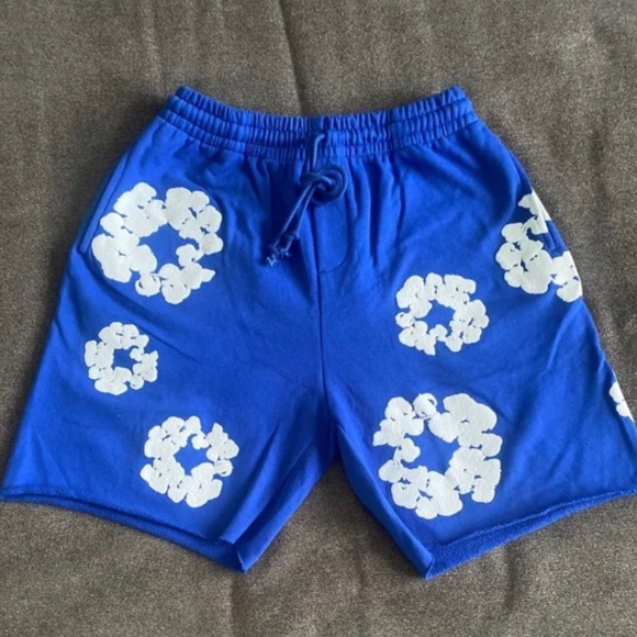 Blue Denim tears shorts - Picture 1 of 3